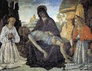 Pietro Perugino Pieta con San Girolamo e Santa Maria Maddalena oil painting artist